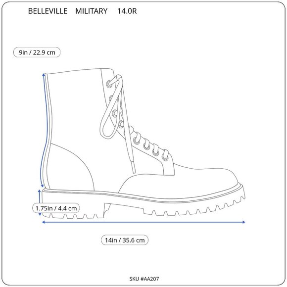 Belleville Men's AFTWC 14.0 R Military Tactical Combat Boots Coyote Leather USA - Picture 7 of 12